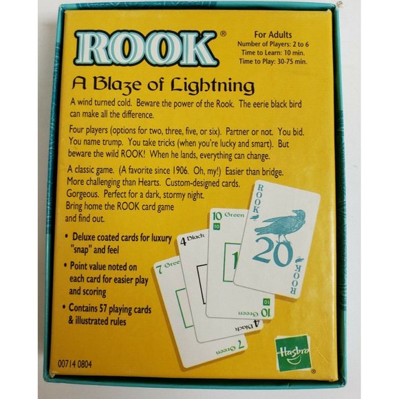 Rook Card Game 2001 2-6 players for Adults Complete - Picture 2 of 7